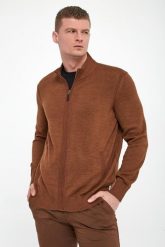 Sweter męski z wełną Jake BRAX. Swetry męskie Brax, m, bez wzorów, z wełny, bez kołnierzyka, bez ramiączek. Za 819.00 zł.