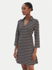 Tommy Hilfiger Sukienka codzienna Modern Cody WW0WW47868 Czarny Regular Fit. Czarne sukienki damskie Tommy Hilfiger, na co dzień, l, bez wzorów, z bawełny, bez kołnierzyka, bez ramiączek, proste. Za 429.99 zł.