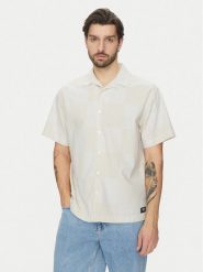 Vans Koszula VN000M18E681 Biały Regular Fit. Białe koszule męskie Vans, m, bez wzorów, z bawełny, bez kołnierzyka, bez ramiączek. Za 189.99 zł.