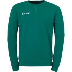 Sweter treningowy Kempa. Niebieskie swetry męskie Kempa, bez wzorów, z bawełny, sportowe, bez kołnierzyka, bez ramiączek. Za 187.00 zł.