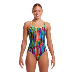 Strój kąpielowy jednoczęściowy FUNKITA The Glitch - Diamond Back. Stroje kąpielowe damskie Funkita, bez wzorów. Za 259.00 zł.