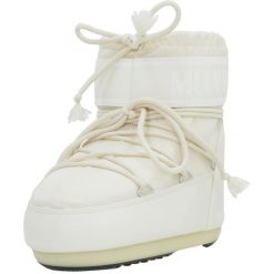 Buty MOON BOOT MB ICON LOW NY Biały. Białe obuwie trekkingowe damskie Moon Boot, z syntetyku, bez zapięcia. Za 728.99 zł.