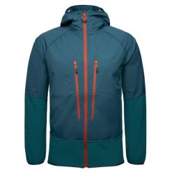 Kurtka softshell męska Jack Wolfskin Alpspitze Hoody. Niebieskie kurtki męskie Jack Wolfskin, m, bez wzorów, z softshellu, bez kaptura. Za 499.99 zł.