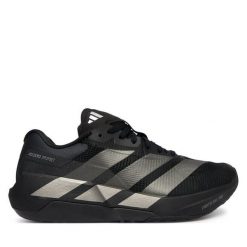 Buty na siłownię adidas. Czarne obuwie sportowe damskie Adidas, bez wzorów, bez zapięcia, na fitness i siłownię. Za 649.99 zł.