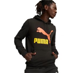 Bluza z kapturem Puma Classics Logo Hoodie S Tr, Mężczyźni. Czarne bluzy męskie Puma, m, bez wzorów, z bawełny, z kapturem. Za 390.00 zł.
