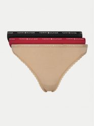 Tommy Hilfiger Komplet 3 par stringów UW0UW05954 Kolorowy. Majtki damskie Tommy Hilfiger. Za 149.99 zł.