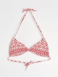 Trójkątna góra od bikini wiązana na szyi i plecach - wielobarwny. Stroje kąpielowe damskie Sinsay, l, bez wzorów. Za 12.99 zł.