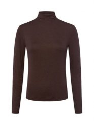 Someday Damska koszula z długim rękawem i zawartością kaszmiru - Kavery Kobiety Modal brązowy jednolity, 38. Brązowe koszule damskie someday., bez wzorów, z kaszmiru, eleganckie, bez kołnierzyka, bez ramiączek. Za 349.95 zł.