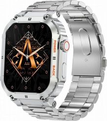 Smartwatch Gravity GT6-7 Srebrny (GT6-7). Szare zegarki smartwatch Gravity, bez wzorów. Za 299.00 zł.