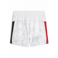 Młodzieżowe szorty KIDSUPER × MANCHESTER CITY PUMA White Black. Biała szorty damskie Puma, bez wzorów, młodzieżowe. Za 179.00 zł.
