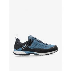 Buty turystyczne męskie Meindl Top Trail GTX. Niebieskie buty zimowe męskie MEINDL, bez wzorów, bez obcasa, bez zapięcia. Za 781.99 zł.