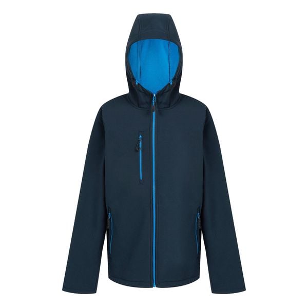 Męska Kurtka Soft Shell Navigate 2 Layer. Niebieskie kurtki męskie Regatta, m, bez wzorów, sportowe, bez kaptura. Za 243.99 zł.