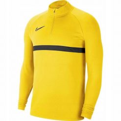 Męska Koszulka Academy 21 DriFIT Quarter Zip Drill Top. Brązowe bluzy męskie Nike, m, bez wzorów, bez ramiączek, bez kaptura. Za 165.99 zł.