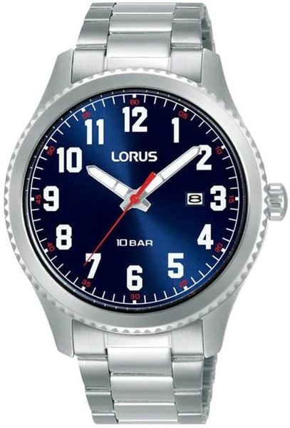 Zegarek Lorus męski RH981RX9 stalowy wodoszczelny . Szare zegarki męskie Lorus, bez wzorów, ze stali. Za 269.00 zł.