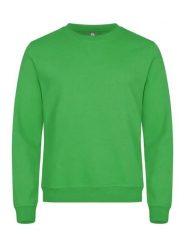 Clique Basic Roundneck bluza z okrągłym dekoltem unisex — materiał. Zielone bluzy damskie CLIQUE, l, bez wzorów, z bawełny, bez ramiączek, bez kaptura. Za 157.03 zł.