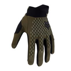 Rękawiczki rowerowe męskie Fox Racing Defend. Zielone rękawiczki męskie FOX, bez wzorów. Za 159.99 zł.