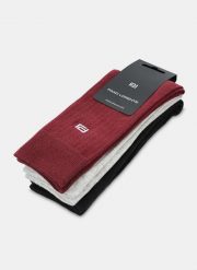 PAKO LORENTE - Zestaw skarpet męskich w prążek. Skarpety męskie Pako Lorente, bez wzorów, z bawełny. Za 89.99 zł.