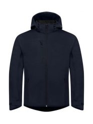 Clique Classic Softshell 2 in 1 kurtka/bezrękawnik z recyklingowanego poliestru. Niebieskie kurtki męskie CLIQUE, xl, bez wzorów, z polaru, bez kaptura. Za 374.69 zł.