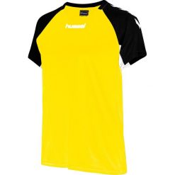Koszulka damska Hummel hmlhmlCORE volley stretch. Żółte bluzki damskie Hummel, xl, bez wzorów, sportowe, bez kołnierzyka, bez ramiączek. Za 180.00 zł.