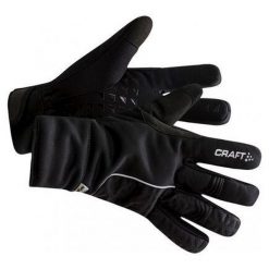 Rękawice Craft siberian 2.0. Czarne rękawiczki damskie 4M, bez wzorów. Za 274.50 zł.