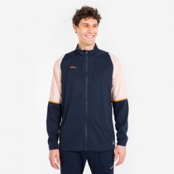 Kurtka piłkarska przeciwdeszczowa Kipsta CLR. Kurtki męskie KIPSTA, l, bez wzorów, z materiału, sportowe, bez kaptura. Za 219.99 zł.