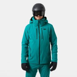 Kurtka narciarska Helly Hansen Steilhang 2.0. Zielone kurtki sportowe męskie Helly Hansen, na zimę, l, bez wzorów, bez kaptura, narciarskie. W wyprzedaży za 2,387.50 zł.