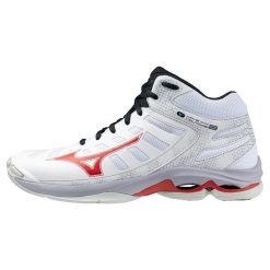 Buty do siatkówki Dorosły Mizuno Wave Voltage 2 biały. Białe buty sportowe męskie Mizuno, bez wzorów, bez zapięcia, do siatkówki, mizuno wave. W wyprzedaży za 511.95 zł.