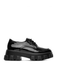 DeeZee Półbuty KYM-JK-91 Czarny. Czarne półbuty damskie DeeZee, bez wzorów, z materiału, bez obcasa, na obcasie, bez zapięcia. Za 139.99 zł.