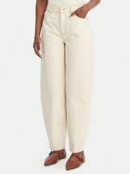 HUGO Jeansy Gimine_5 50561201 Écru Barrel Fit. Jeansy damskie Hugo, bez wzorów, z bawełny. Za 669.99 zł.