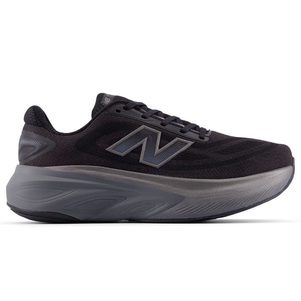 Buty męskie New Balance Fresh Foam x More v6 MMORLA6 – czarne. Czarne buty sportowe męskie New Balance, bez wzorów, bez zapięcia, do biegania. Za 799.99 zł.