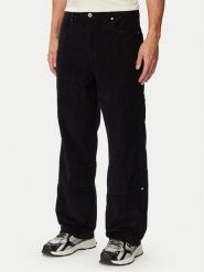 Karl Lagerfeld Jeans Spodnie materiałowe B3M10017 Czarny Relaxed Fit. Czarne spodnie materiałowe męskie Karl Lagerfeld Jeans, bez wzorów, z bawełny. Za 649.99 zł.