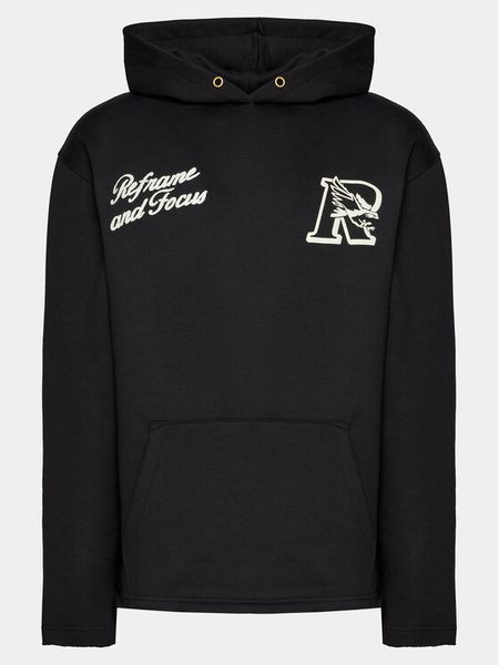 Redefined Rebel Bluza Branson 223144 Czarny Regular Fit. Czarne bluzy męskie Redefined Rebel, m, bez wzorów, z bawełny, bez ramiączek, bez kaptura. Za 119.99 zł.