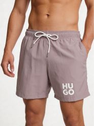 HUGO Szorty kąpielowe Paolo 50545464 Różowy Regular Fit. Czerwone kąpielówki męskie Hugo, m, bez wzorów, z syntetyku. Za 229.99 zł.