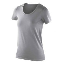 Koszulka Damska Impact Softex. Szare bluzki damskie SPIRO, xs, bez wzorów, sportowe, bez kołnierzyka, bez ramiączek. Za 66.99 zł.