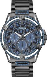 Zegarek męski Guess GW0497G5 szary. Szare zegarki męskie Guess, z aplikacjami. Za 1,965.26 zł.