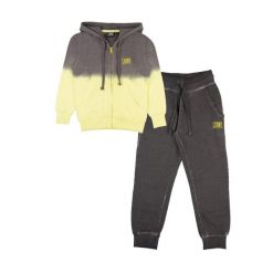 Bluza z bawełna z kaptur na co dzień na siłownię. Żółte bluzy damskie LEONE 1947 APPAREL, bez wzorów, z bawełny, sportowe, bez ramiączek, bez kaptura. Za 157.88 zł.