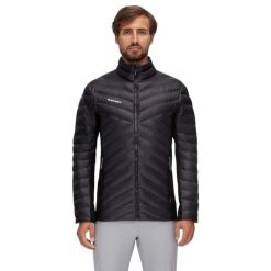 Kurtka trekkingowa męska Mammut Albula IN Hybrid. Czarne kurtki męskie Mammut, m, bez wzorów, z poliamidu, bez kaptura. Za 801.55 zł.