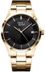 Zegarek męski Pierre Ricaud P91103.1114Q złoty. Żółte zegarki męskie Pierre Ricaud, bez wzorów, złote. Za 420.00 zł.