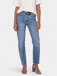 ONLY Jeansy Emily 15195573 Niebieski Straight Fit. Niebieskie jeansy damskie ONLY, bez wzorów, z bawełny. Za 239.99 zł.