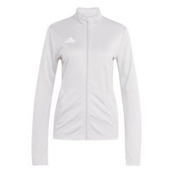 Bluza damska adidas Entrada 26 Track. Białe bluzy damskie Adidas, bez wzorów, bez ramiączek, bez kaptura. Za 121.99 zł.