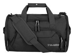 Torba podróżna travelite Kick Off S. Czarne torby podróżne damskie TRAVELITE, bez wzorów, z materiału. Za 156.85 zł.