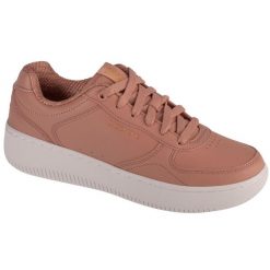Buty sportowe do chodzenia damskie, Sport Court 2.0 - Core Essential. Brązowe obuwie sportowe damskie Skechers, bez wzorów, bez zapięcia, trekkingowe, Skechers Sport. Za 229.99 zł.