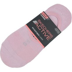 Skarpetki sportowe damskie 5pk Microfiber Liner Socks. Czerwone skarpetki damskie Skechers, bez wzorów, z elastanu. Za 79.99 zł.