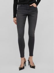 Vila Jeansy Sarah 14084763 Szary Skinny Fit. Szare jeansy damskie Vila, bez wzorów, z bawełny. Za 99.99 zł.