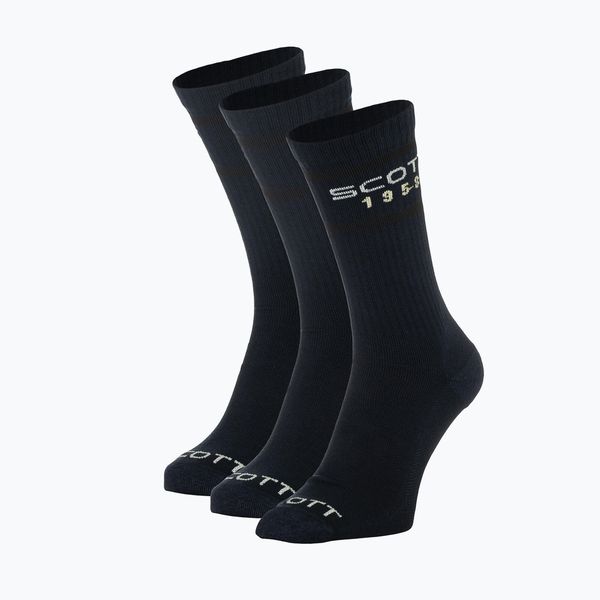 Skarpety SCOTT Retro Casual Crew 3. Niebieskie skarpetki damskie Scott, bez wzorów, z bawełny. Za 62.99 zł.