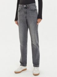 Levi's® Jeansy 501® 12501-0412 Czarny Straight Fit. Czarne jeansy damskie bez wzorów, z bawełny. Za 319.99 zł.