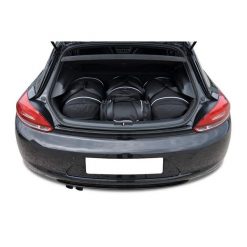 Torby Do Bagażnika Vw Scirocco 2008-2017 4Szt Kjust. Czarne torby podróżne damskie KJUST, bez wzorów. Za 1,151.00 zł.