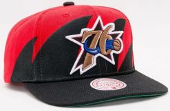 Czerwona czapka Mitchell & Ness Nba Hwc Philadelphia. Czarne czapki damskie Mitchell & Ness, bez wzorów, z bawełny, street. Za 158.99 zł.