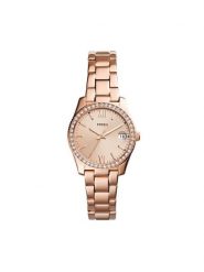 Fossil Zegarek Scarlette ES4318 Różowy. Czerwone, analogowe zegarki damskie FOSSIL. Za 719.99 zł.
