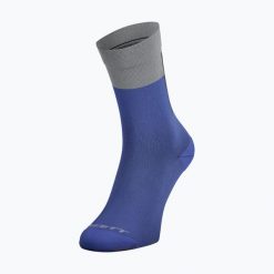 Skarpety SCOTT Block Stripe Crew. Niebieskie skarpety męskie Scott, bez wzorów, z elastanu. Za 62.99 zł.